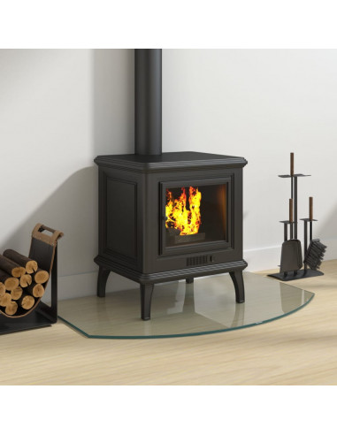 Lastra in Vetro per Caminetto 80x50 cm