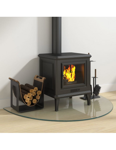 Lastra in Vetro per Caminetto Semicircolare 1000x600 mm