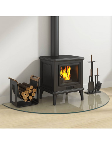 Lastra in Vetro per Caminetto Semicircolare 1200x600 mm