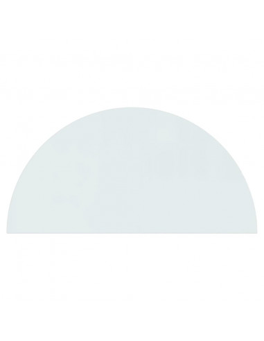 Lastra in Vetro per Caminetto Semicircolare 1200x600 mm