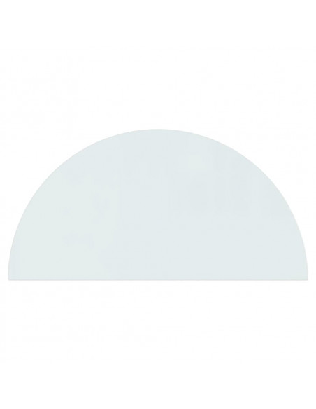 Lastra in Vetro per Caminetto Semicircolare 1200x600 mm