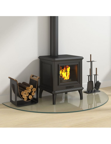 Lastra in Vetro per Caminetto Semicircolare 1200x600 mm