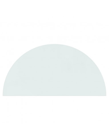 Lastra in Vetro per Caminetto Semicircolare 1200x600 mm