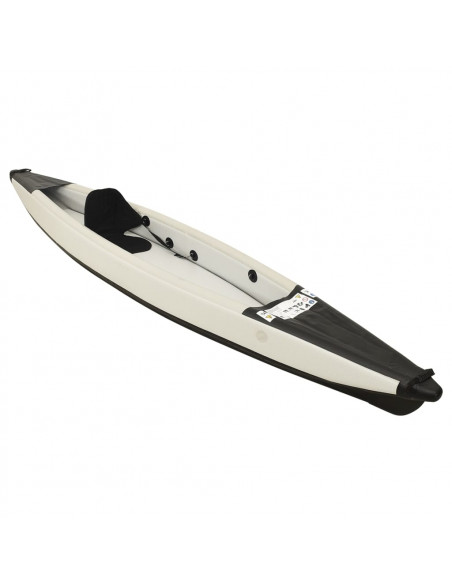 Kayak Gonfiabile Nero 375x72x31 cm in Poliestere