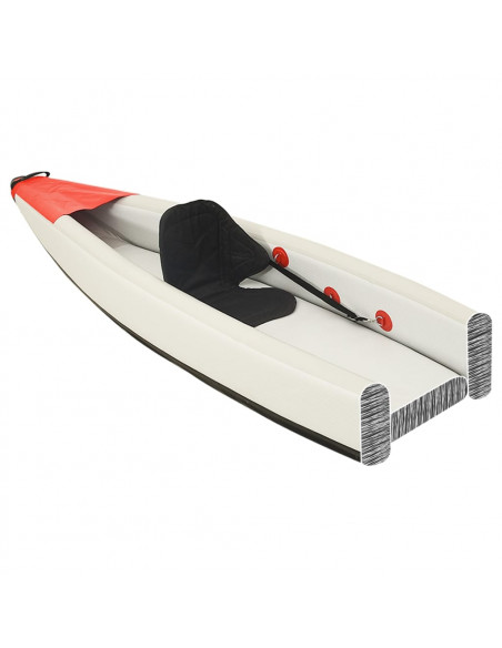 Kayak Gonfiabile Rosso 375x72x31 cm in Poliestere