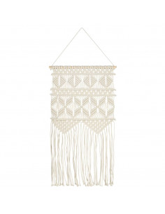 Decorazione da Parete in Macramè 40x80 cm Cotone 2