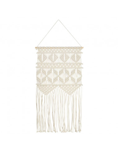 Decorazione da Parete in Macramè 40x80 cm Cotone