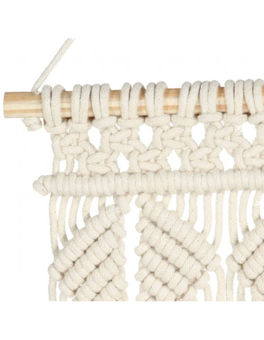 Decorazione da Parete in Macramè 40x80 cm Cotone