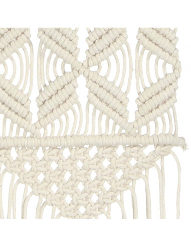 Decorazione da Parete in Macramè 40x80 cm Cotone