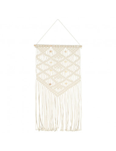 Decorazione da Parete in Macramè 40x80 cm Cotone