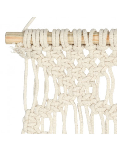 Decorazione da Parete in Macramè 40x80 cm Cotone