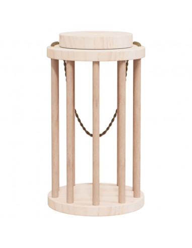 Mangiatoia per Conigli Ø15x25,5 cm in Legno Massello di Abete