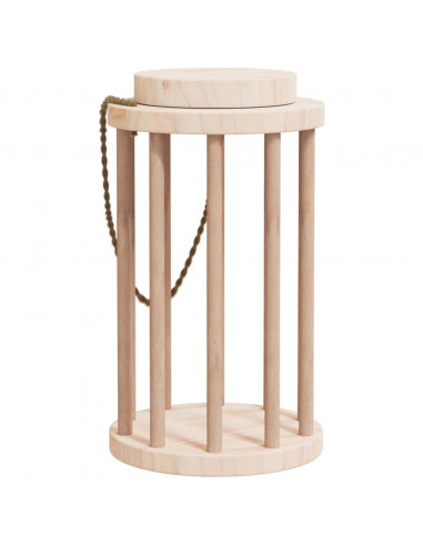 Mangiatoia per Conigli Ø15x25,5 cm in Legno Massello di Abete