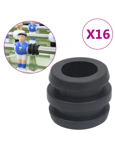 Tappi per Asta da Calcio Balilla per Aste da 15,9/16 mm 16 pz