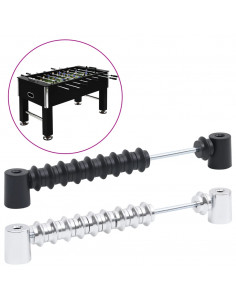 Segnapunti per Calcio Balilla 2 pz Nero e Argento 2