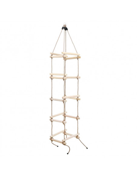 Scala di Corda per Bambini 200 cm in Legno