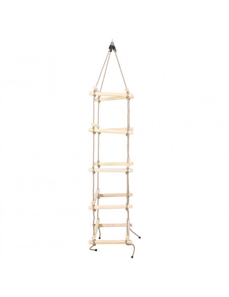 Scala di Corda per Bambini 200 cm in Legno