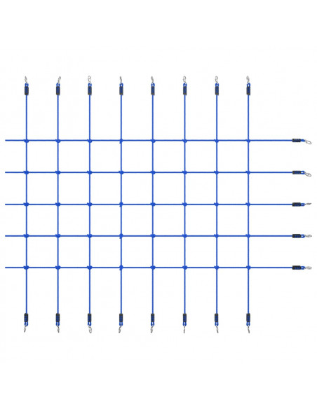 Rete da Arrampicata 200x150 cm Blu