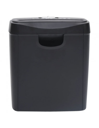 Tritadocumenti 6 Fogli Taglio a Strisce Nero