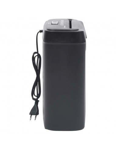 Tritadocumenti 6 Fogli Taglio a Strisce Nero