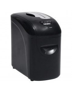 Tritadocumenti 10 Fogli Micro Taglio Nero 2