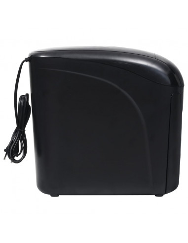 Tritadocumenti 10 Fogli Micro Taglio Nero