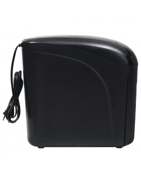 Tritadocumenti 10 Fogli Micro Taglio Nero