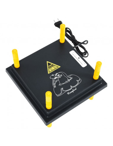 Chioccia Artificiale Piastra per Pulcini e Anatroccoli 25x25 cm