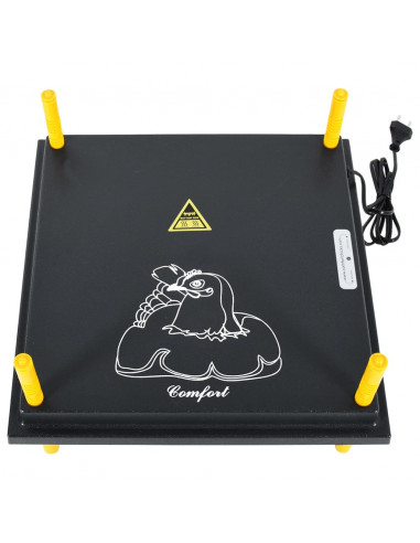 Chioccia Artificiale Piastra per Pulcini e Anatroccoli 40x40 cm