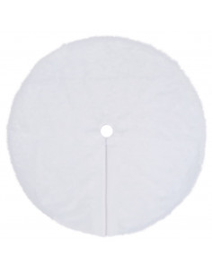 Gonna per Albero di Natale Bianca 150 cm in Pelo Sintetico 2