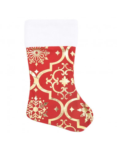 Gonna Albero Natale Raffinata con Calza Rossa Tessuto 122 cm