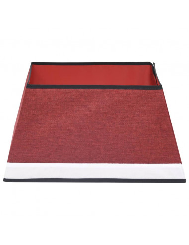 Gonna per Albero di Natale Rossa e Bianca 48x48x25 cm