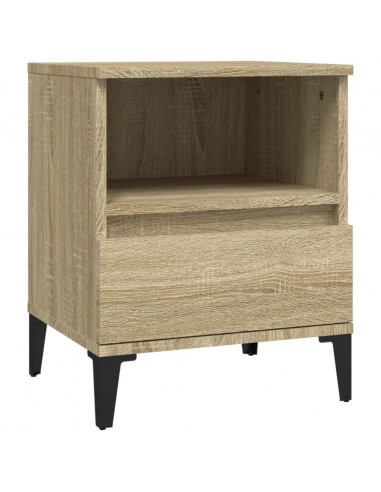 Comodino Rovere Sonoma 40x35x50 cm