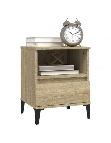 Comodino Rovere Sonoma 40x35x50 cm