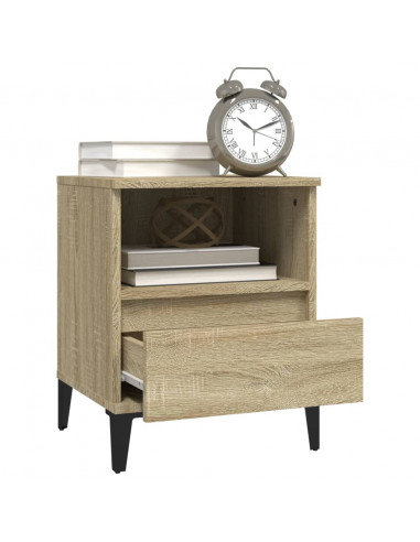 Comodino Rovere Sonoma 40x35x50 cm