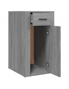 Mobile Scrivania grigio sonoma 40x49x75 cm Legno Multistrato 2
