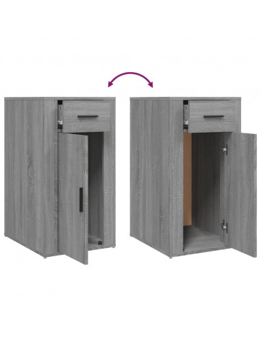 Mobile Scrivania grigio sonoma 40x49x75 cm Legno Multistrato