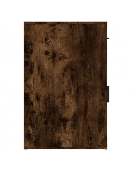 Mobile Scrivania rovere fumo 40x49x75 cm Legno Multistrato