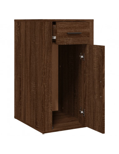 Mobile Scrivania rovere marrone 40x49x75 cm Legno Multistrato