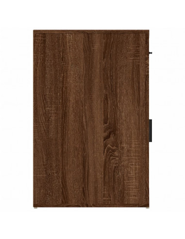 Mobile Scrivania rovere marrone 40x49x75 cm Legno Multistrato