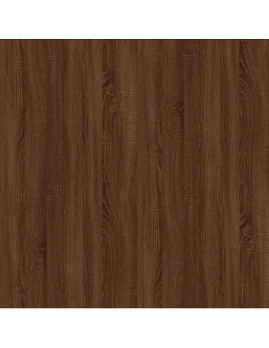 Mobile Scrivania rovere marrone 40x49x75 cm Legno Multistrato