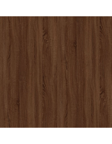 Mobile Scrivania rovere marrone 40x49x75 cm Legno Multistrato