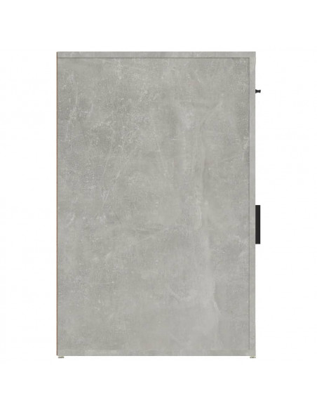 Mobile Scrivania Grigio cemento 40x49x75 cm Legno Multistrato