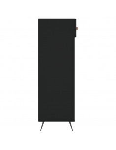 Scarpiera Nera 60x35x105 cm in Legno Multistrato 2