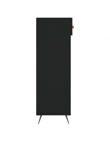 Scarpiera Nera 60x35x105 cm in Legno Multistrato