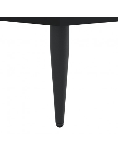 Scarpiera Nera 60x35x105 cm in Legno Multistrato