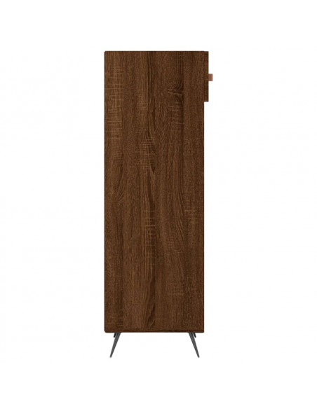 Scarpiera Rovere Marrone 30x35x105 cm in Legno Multistrato