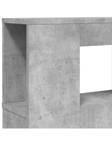 Testiera LED Grigio Cemento 180x18,5x103,5 cm Legno Multistrato