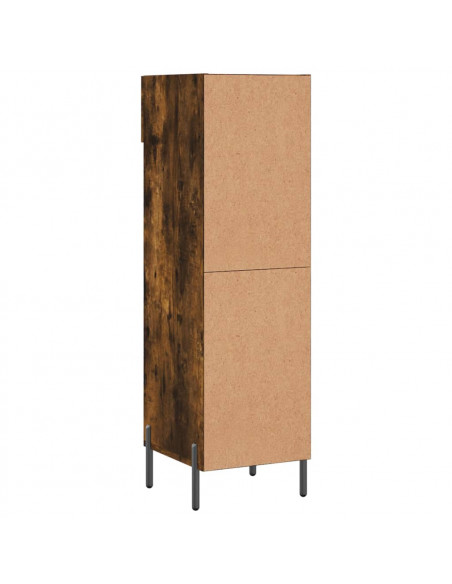 Scarpiera Rovere Fumo 30x35x105 cm in Legno Multistrato