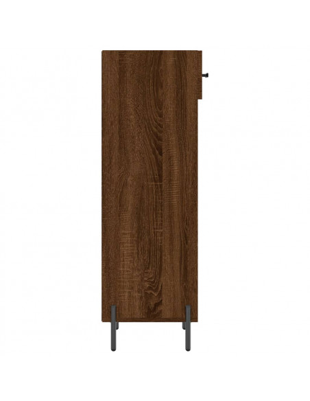 Scarpiera Rovere Marrone 30x35x105 cm in Legno Multistrato